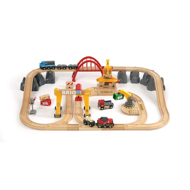 BRIO - Cargo Railway Deluxe Set in Tub (33097) 9