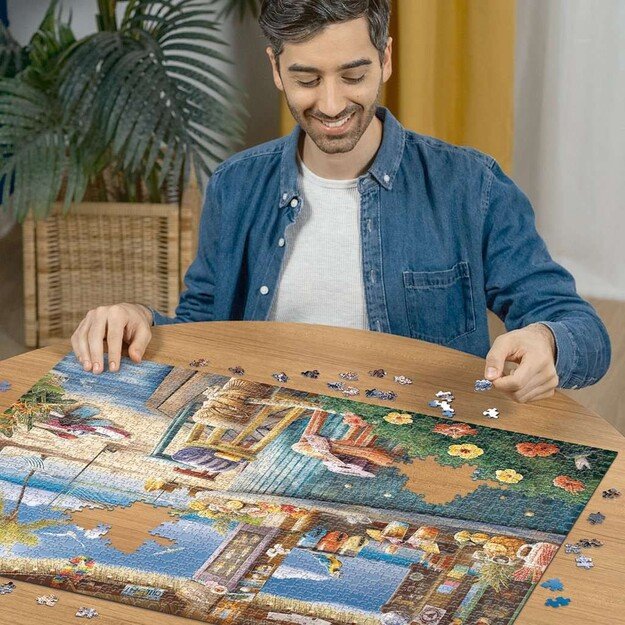 Ravensburger - Puzzle - Beach Bar Breezes 1500p (12000743) 2