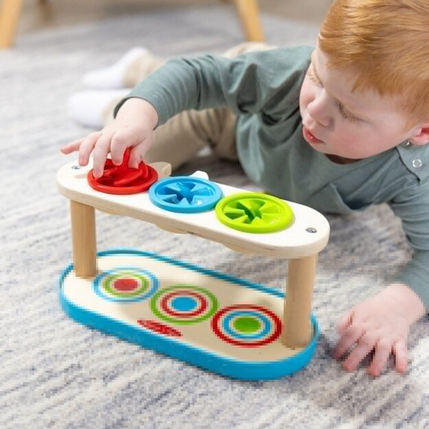 Melissa & Doug - Match & Push Spin Top (31812)