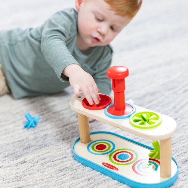 Melissa & Doug - Match & Push Spin Top (31812)