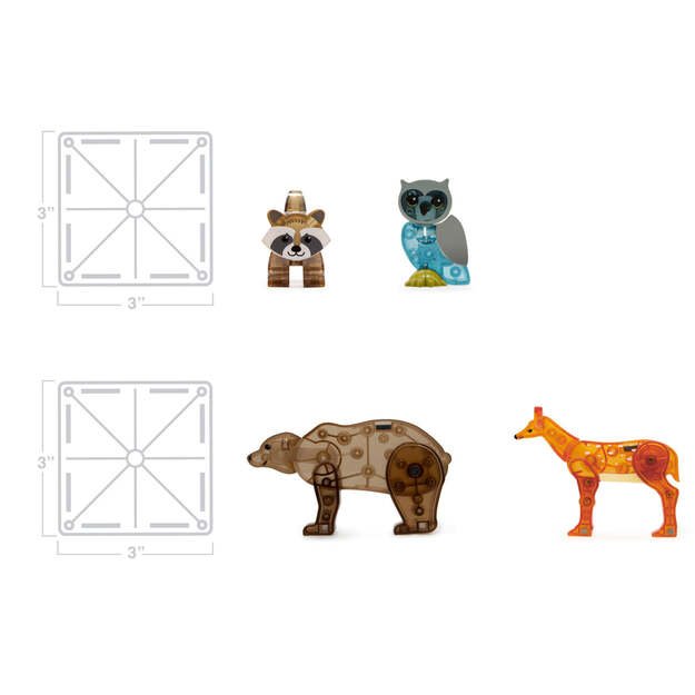MAGNA-TILES - Forest Animals 25 pcs set (90224) 9
