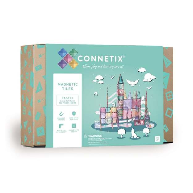 Connetix - Pastel Ball Run Pack 106 Pieces (CT-P-00106-BR) 1