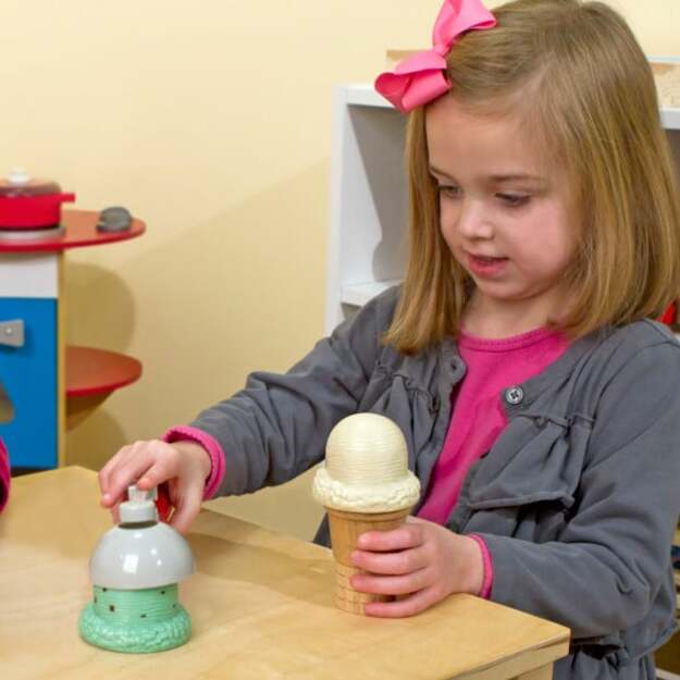 Melissa and Doug - Scoop & Stack Ice Cream Cone Playset - (4087)