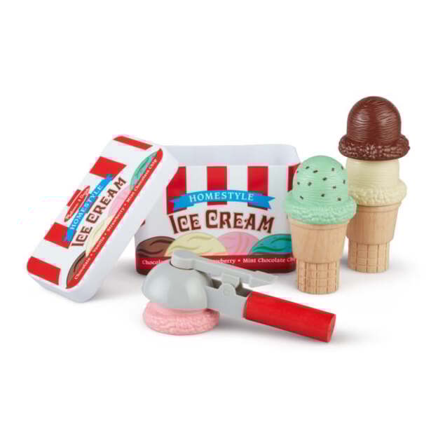 Melissa and Doug - Scoop & Stack Ice Cream Cone Playset - (4087) 1