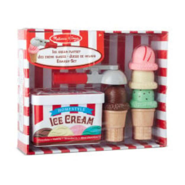 Melissa and Doug - Scoop & Stack Ice Cream Cone Playset - (4087) 2