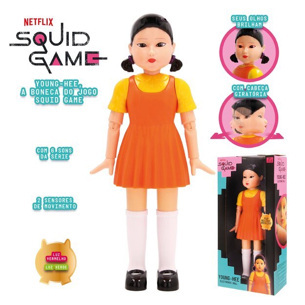 SQUID GAME - Eletronic Doll Young Hee (70114) 4