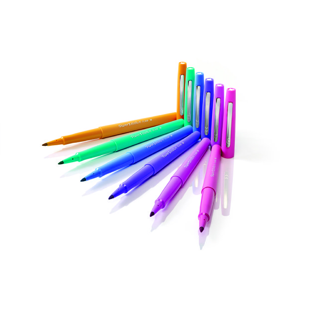 Paper Mate - Flair Felt Tip Pens - Assorted Candy POP Colours - 12 Count 7