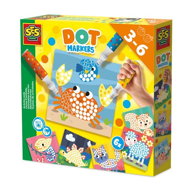 SES Creative - Dot Markers - 3 Colours XXL - (S14602)