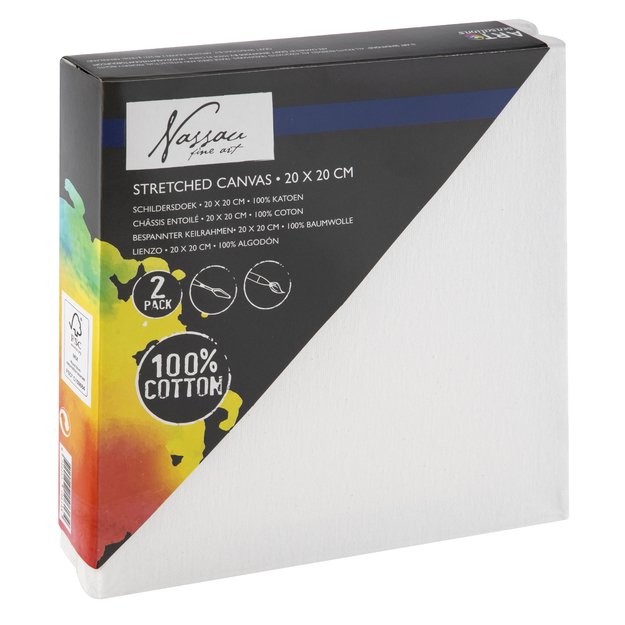 Nassau - Canvas 20x20cm (Packed by 2)  - (K-AR1000/GE)