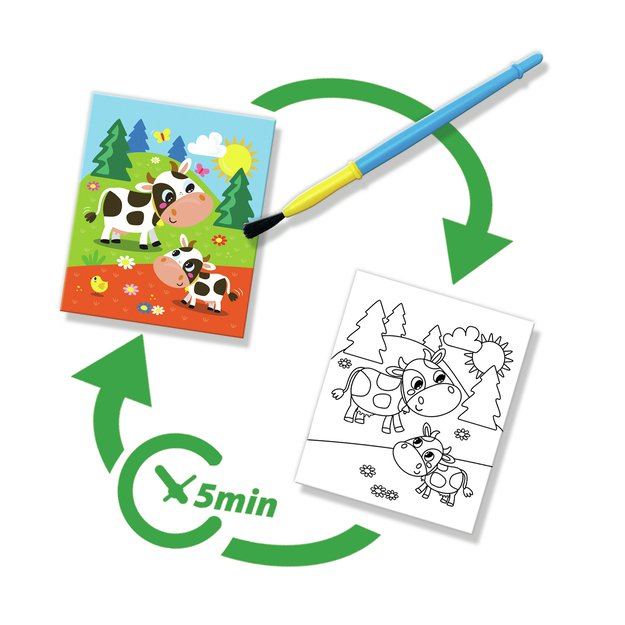 SES Creative - Colouring with Water - Farm Colouring Book - (S00132) 3