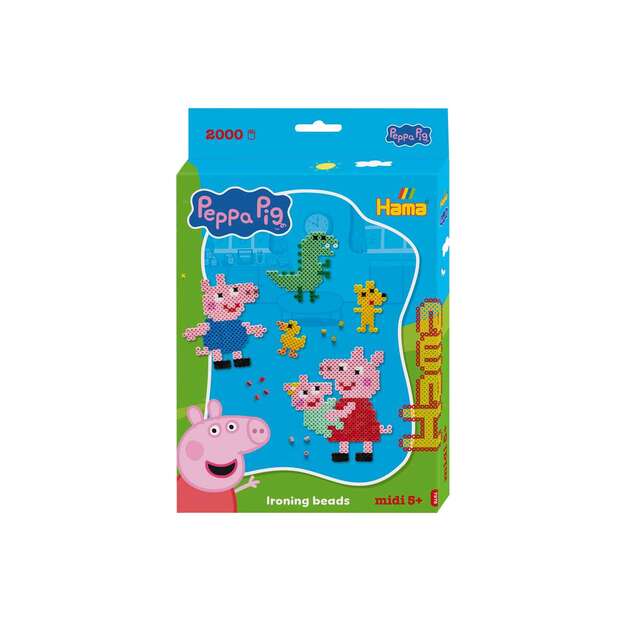 Hama - Midi Hanging box Peppa Pig + Little Sister (387976) 2