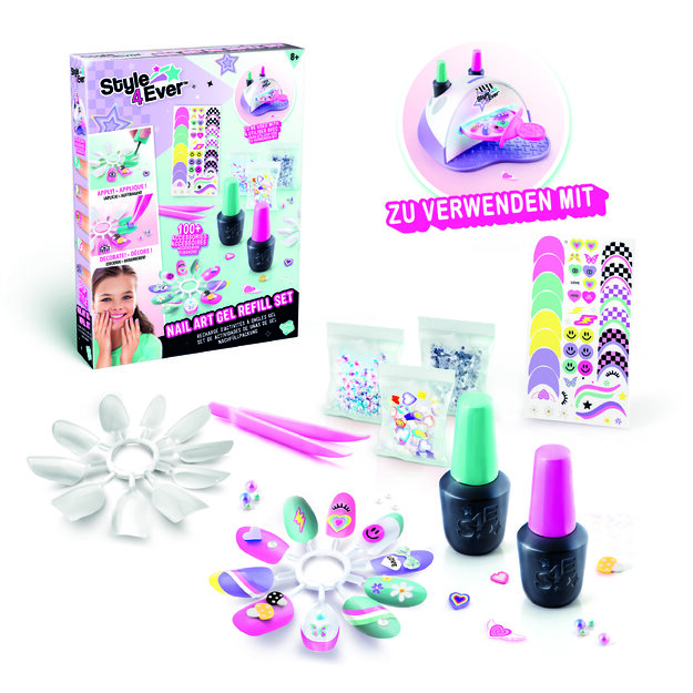 Style 4 Ever - Nail Art Gel Refill Kit - (324) 3