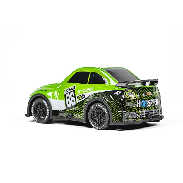 TEC-TOY - Mini Rally R/C 1:24 2,4GHz w/light, green (471274) 1