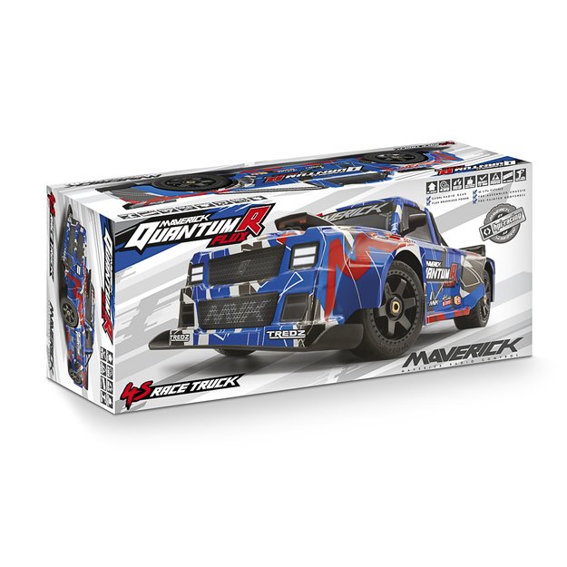 Maverick - Flux 4S 1/8 4WD Race Truck - Blue/Red (150312) 2
