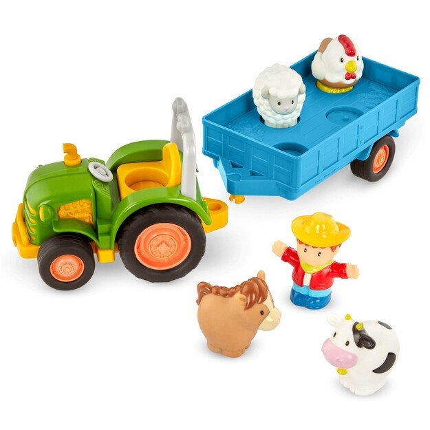 Battat - Tractor with animals and light/sound (714658) 4