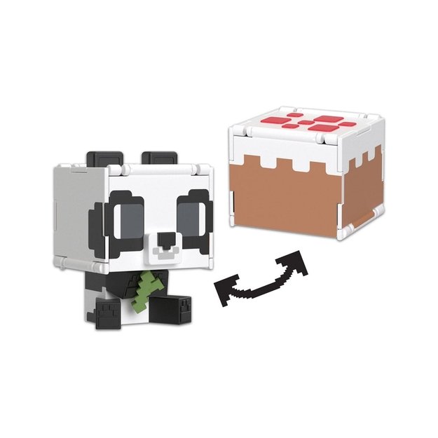 Minecraft - Mob Head Minis Flipping Figs - Panda & Cake