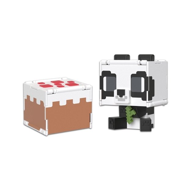 Minecraft - Mob Head Minis Flipping Figs - Panda & Cake 2