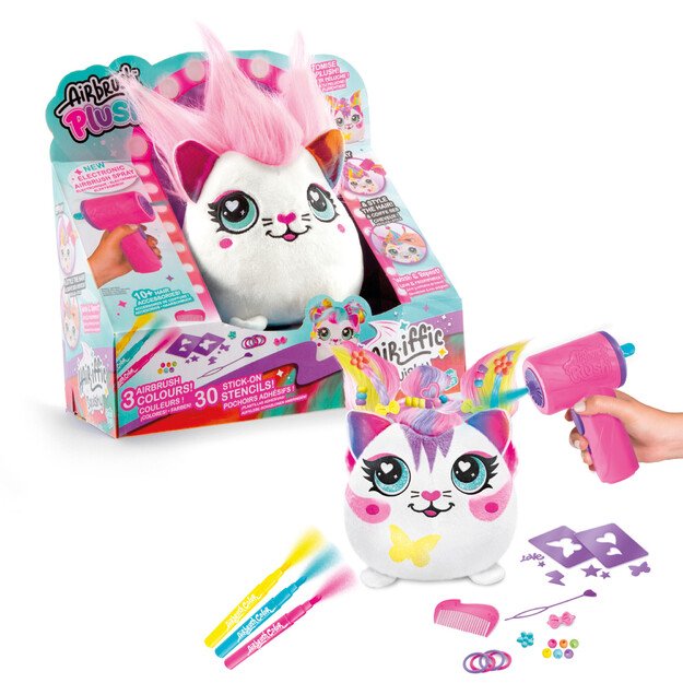 Airbrush Plush - Hair'iffic 17cm Squish Pal - Precious (1040112)