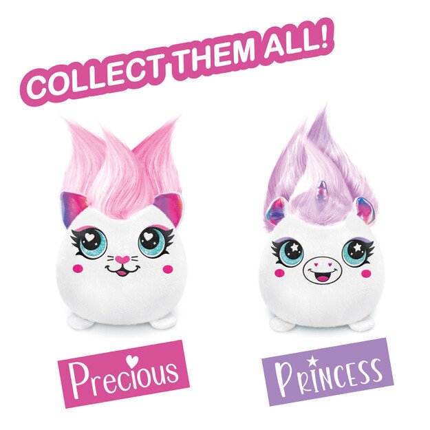 Airbrush Plush - Hair'iffic 17cm Squish Pal - Precious (1040112) 4