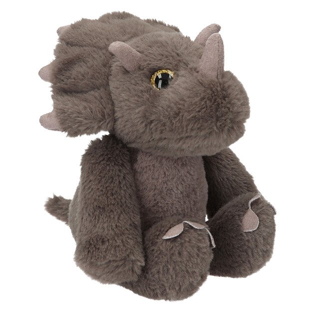 Dino World - Plush Floppy Triceratops 25 cm - (0413435) 4