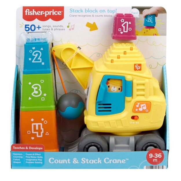 Fisher-Price - Count & Stack Crane (JFF16)