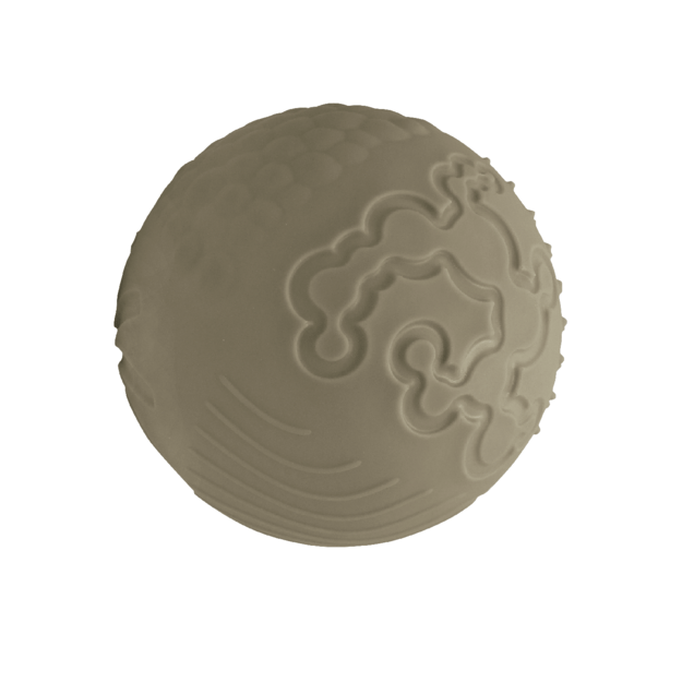 Edushape - Sensory bouncy ball - Beige/Olive with structure - Without air (E705353dbe) 3