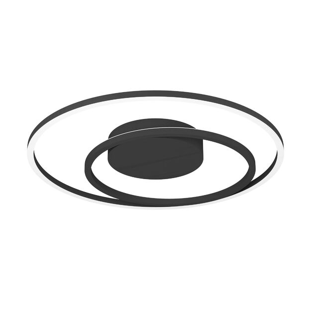 EGLO - Calagrano-Z Ceiling Lamp – Black – Ø45 cm – RGB + TW – Zigbee & Bluetooth 1
