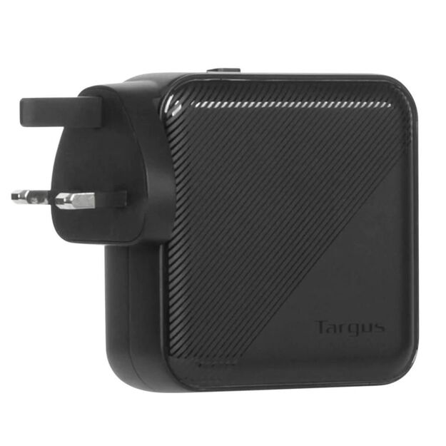 Targus - PowerElite Universal 100 W 4- Port GaN Wall-Charger - with Travel Adapters 5