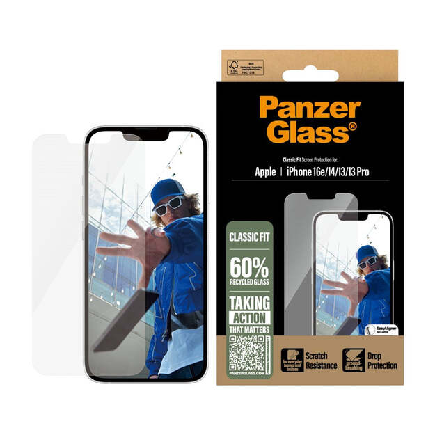 PanzerGlass - Screen Protection - iPhone 16e - Classic Fit 2