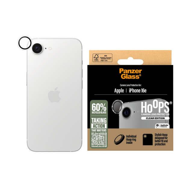 PanzerGlass - Hoops- Camera Lens Protector  - iPhone 16e