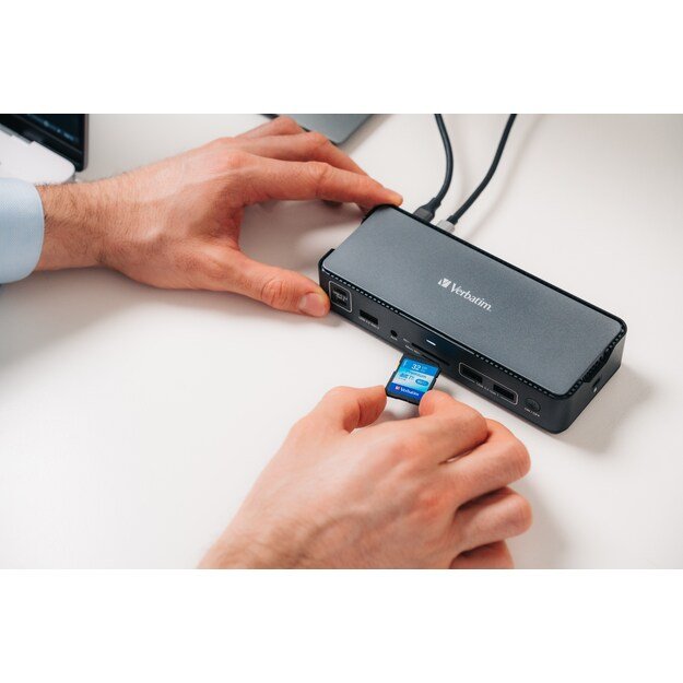 Verbatim - USB-C Pro Docking Station 15 Port CDS-15 3