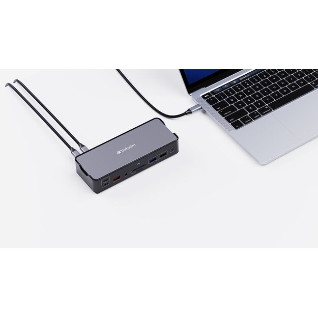 Verbatim - USB-C Pro Docking Station 15 Port CDS-15 4