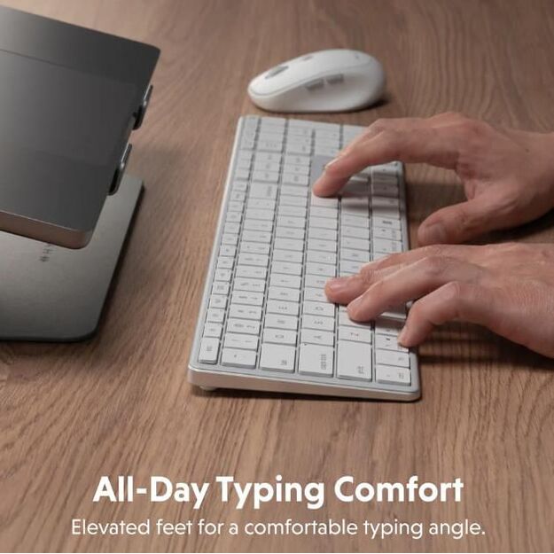 Hyper - Wireless Keyboard (Nordic) Bluetooth 5.0 Space Grey 6