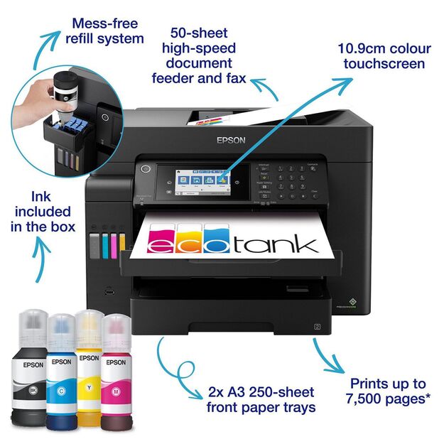 Epson - EcoTank ET-16605 A3+ 5