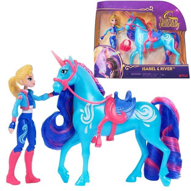 Unicorn Academy - Doll & Unicorn - Isabel & River (6066842)