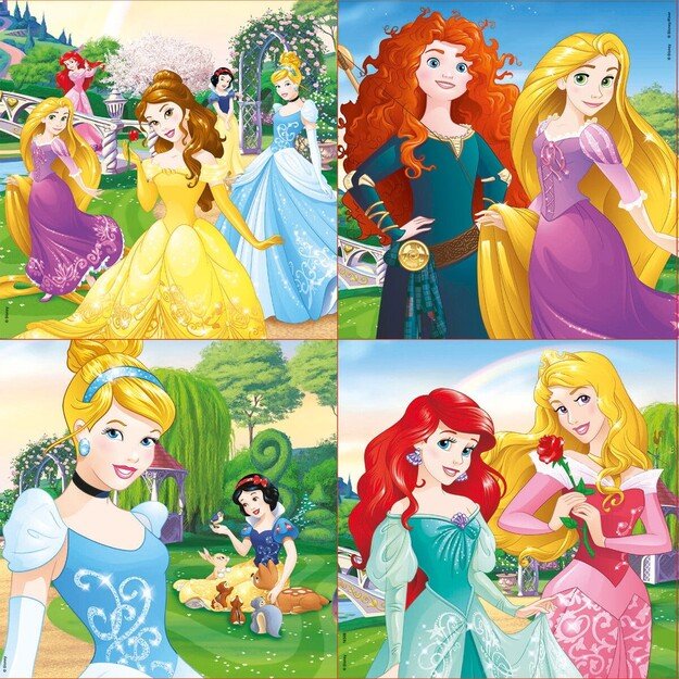 Educa - Puzzle - 12-16-20-25 Disney Princess (80-16508)