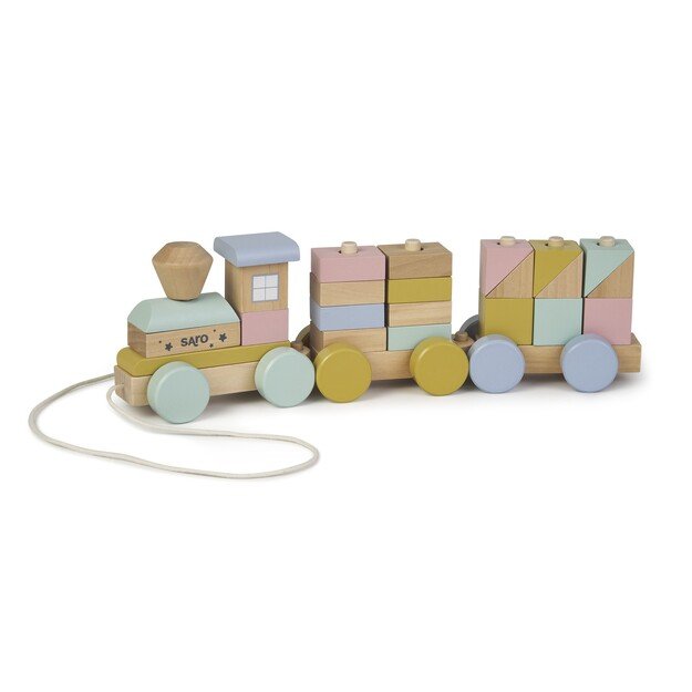 SARO - Wooden Stack Train (SAO3341) 1
