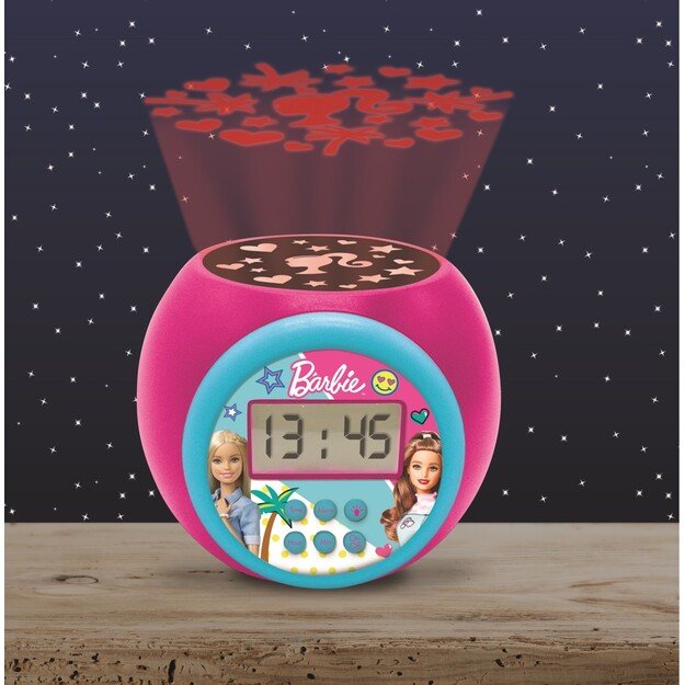 Lexibook - Barbie Projector Alarm Clock (RL977BB)