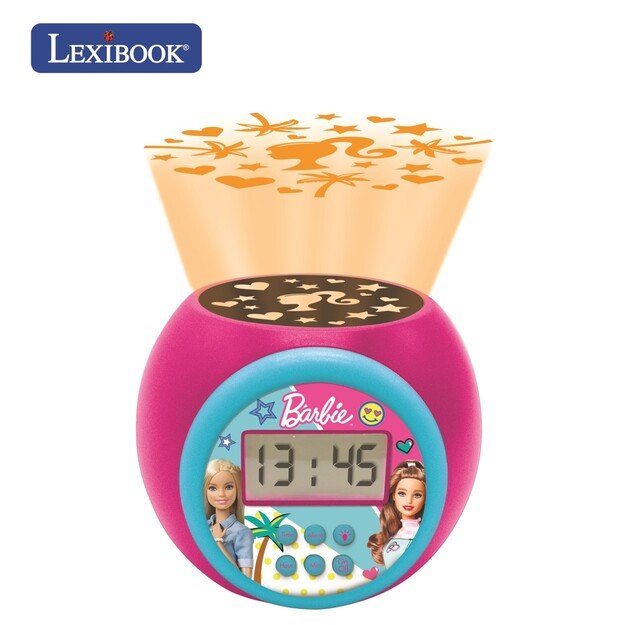 Lexibook - Barbie Projector Alarm Clock (RL977BB)