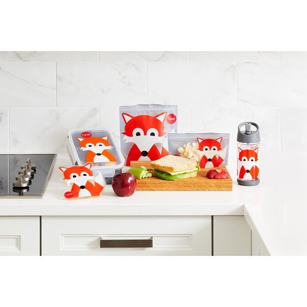 3 Sprouts - Water Bottle - Gray Fox 2