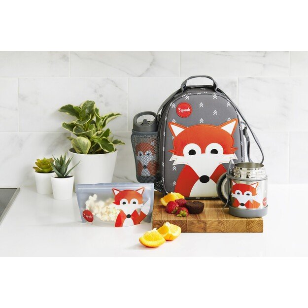 3 Sprouts - Water Bottle - Gray Fox 4