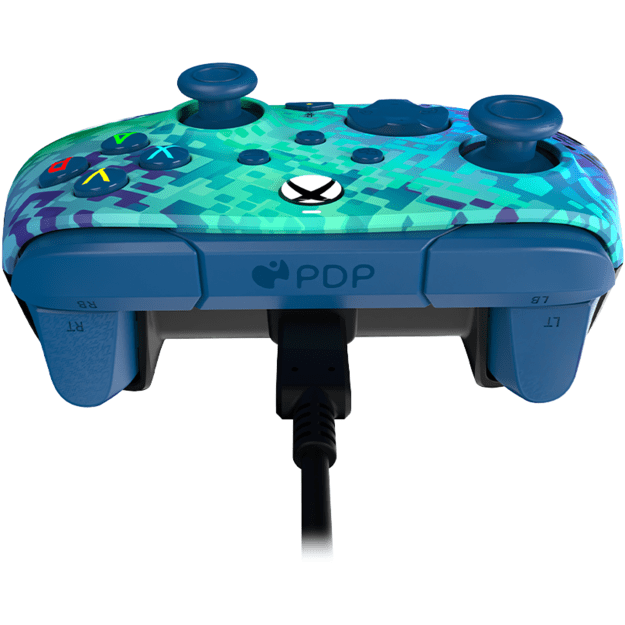 PDP Rematch Wired Controller - Glitch Green 10