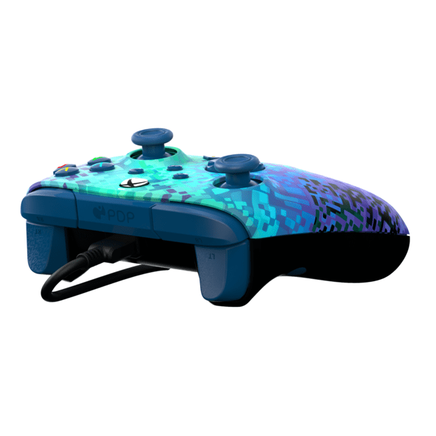 PDP Rematch Wired Controller - Glitch Green 2