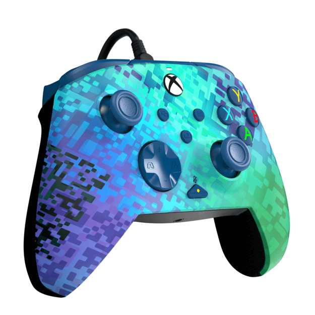 PDP Rematch Wired Controller - Glitch Green 3