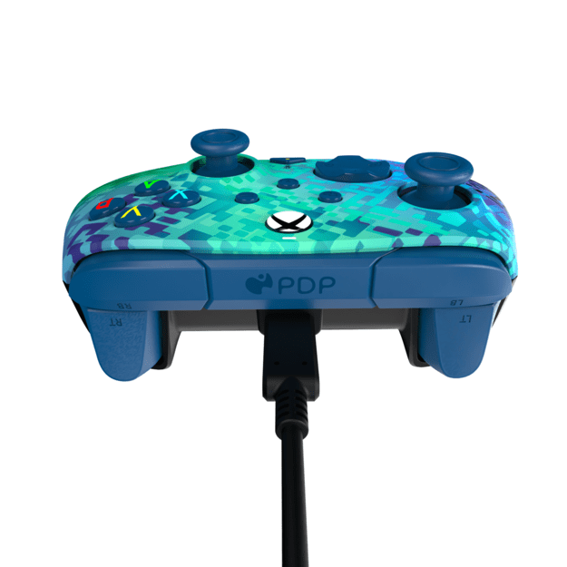 PDP Rematch Wired Controller - Glitch Green 5