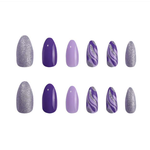 Dashy Nails - Purple Swirl