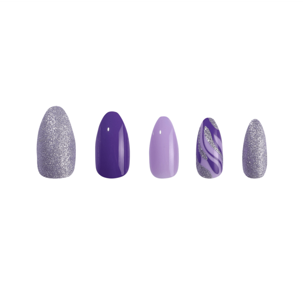 Dashy Nails - Purple Swirl