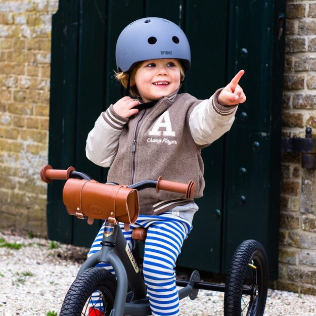 Trybike - Retro Helmet - Vintage Matte Grey - XS