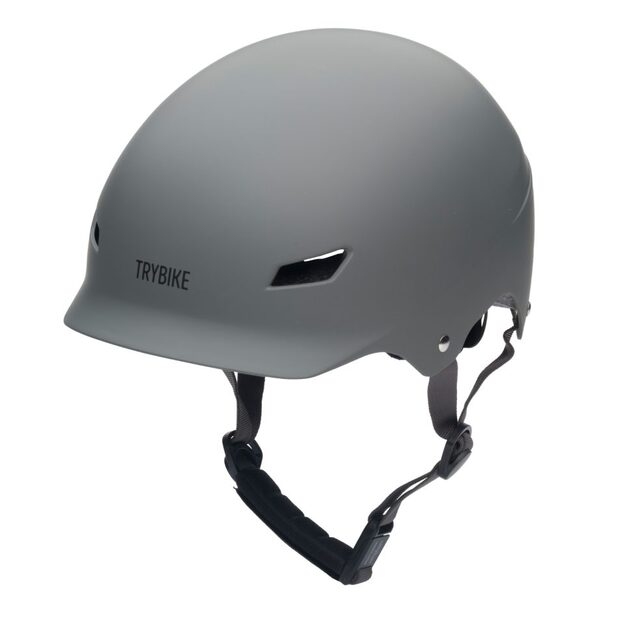 Trybike - Retro Helmet - Vintage Matte Grey - S/M