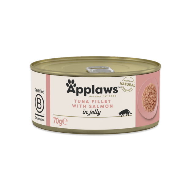 Applaws - 24 x Wet Cat Food in Jelly 70 g - Tuna-salmon